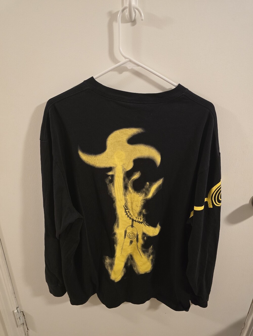Nike Air Jordan Zion Naruto Long Sleeve Shirt Men's XL Black - Picture 2 of 3